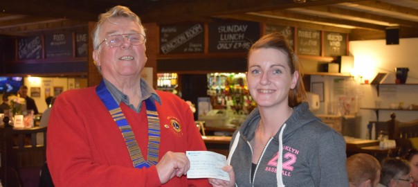 Presentation to "Helping Harry" fund